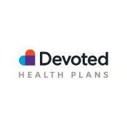 Logo of Devoted Health Plans, an insurance provider we accept at Oasis Medical Centers.